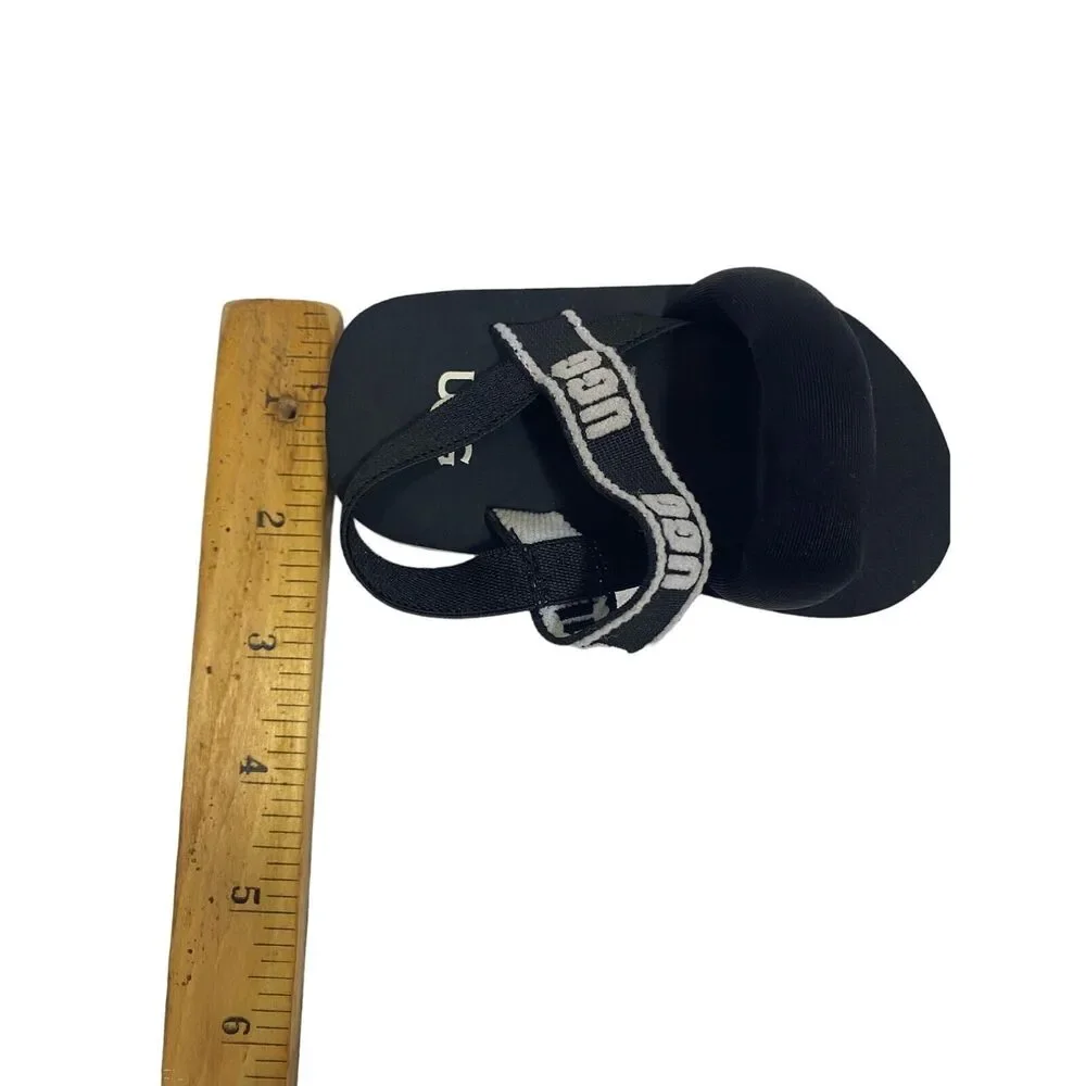 Baby black and white Ugg Zuma sling shoe, new without box